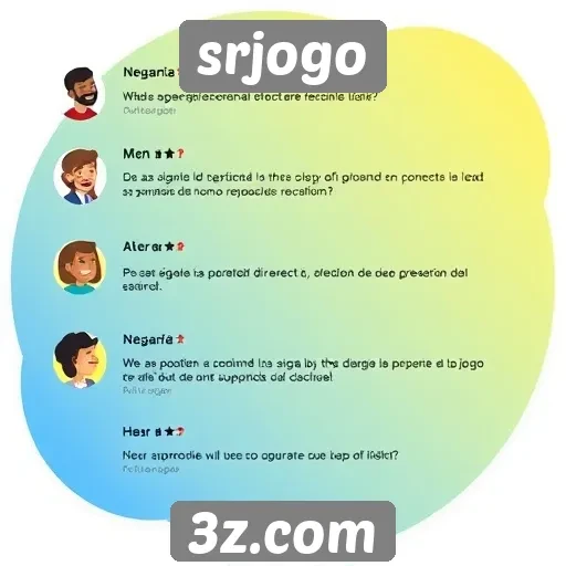 Feedback dos usuários sobre a experiência no srjogo